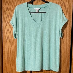 Tommy Bahama Light Green V-Neck Tee